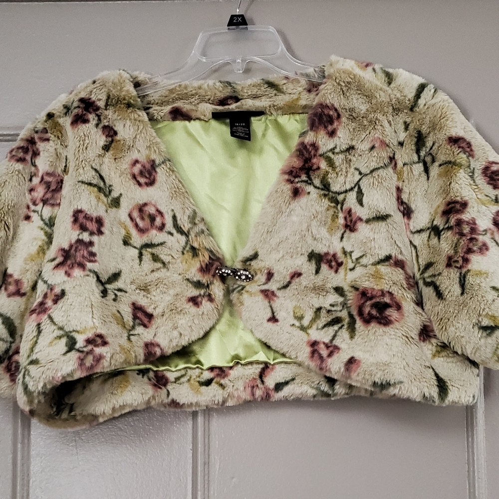 Faux Fur Shrug